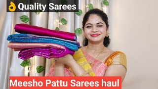 Meesho Sarees haul 👌Quality Sarees [upl. by Oyr]