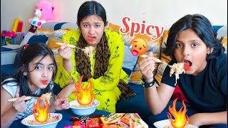 Jeet Kis Ki   Spicy 🌶️ Noodles Challenge  Challenging Story  Short Video [upl. by Allimac]