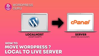 How to Move Wordpress Website Localhost to Live Server Using CPanel [upl. by Ollayos]