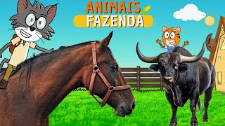 ANIMAIS DA FAZENDA  Curiosidades e Diversão Para crianças  Bichinhos da Fazenda [upl. by Past]