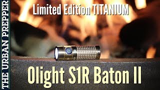 Olight S1R Baton II TITANIUM Limited Edition quotSeasonsquot [upl. by Aneeram564]