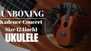 Kadence Concert Size 24inchUkulele  unboxing  best ukulele for beginners [upl. by Shanly]