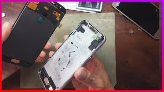 SMJ250F Disassembly Galaxy J2 Pro LCD Display Replacement [upl. by Aikahs37]