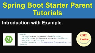 Spring Boot Starter Parent Kya Hota Hai  Introduction of Spring Boot Starter Parent with Example [upl. by Oludoet]