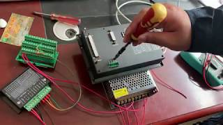 DDCSV31 CNC Control System USB 500KHz testing [upl. by Rahm]