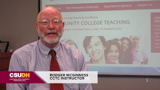 How to Become a Community College Professor Meet CSUDH Instructor Rodger McGinness [upl. by Rutan]