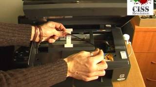 Instalare CISS pe Epson Stylus SX410 HD [upl. by Eisdnil]