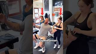 Shoulder Press With Two Girl  The Mountain aka Thor [upl. by Ardna]