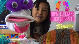 How to make sock puppets with Maxime [upl. by Whiffen]