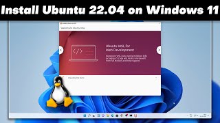 How To Install Ubuntu 2204 LTS On Windows 11 With WSL2  RUN Linux GUI Apps [upl. by Ttik]