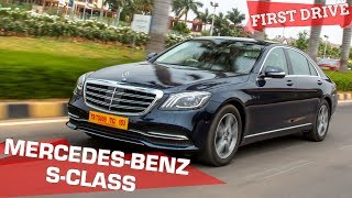 2018 MercedesBenz SClass  Epitome of Luxury  S350 First Drive Review  ZigWheels [upl. by Ettegirb]