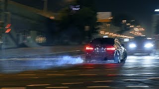 Nightmare Mercedes amp BMW M3 F80 CRAZY DRIFT Moscow [upl. by Ainaj]