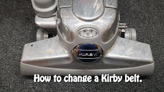 How to change a Kirby Vacuum belt [upl. by Amitak]