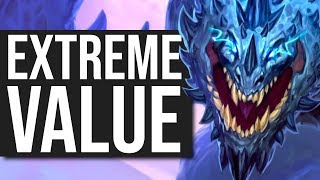 EXTREME Off the Charts Value  Galakrond Shaman  Standard  Hearthstone [upl. by Eerahs866]