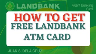 PAANO KUMUHA NG FREE LANDBANK ATM CARD GAMIT ANG CELLPHONE  PHILIPPINE NATIONAL ID REGISTRATION [upl. by Oivatco]