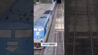 Amtrak in the Gallitzin Tunnels outside Altoona [upl. by Hankins]