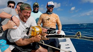 Strongest Men VS Record Size Shark [upl. by Tertius545]