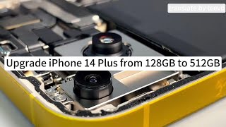 Complete iPhone 14 Plus Upgrade Expand Storage from 128GB to 512GB for Maximum Space amp Performance [upl. by Ennasus158]