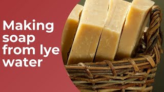 How To Make Soap With Homemade Lye Water [upl. by Anor626]