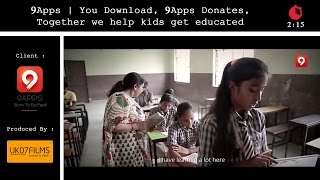 Prayas  9Apps  You Download 9Apps Donates Together we help kids get educated [upl. by Barta722]