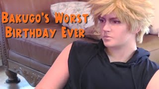 Bakugos WORST Birthday Ever TodoBakuDeku  My Hero Academia Cosplay [upl. by Oiliduab216]