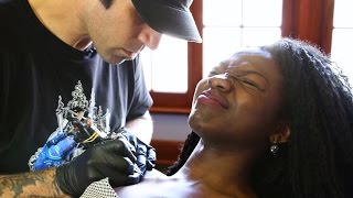 People Who Hate Needles Get Tattoos [upl. by Rogovy]