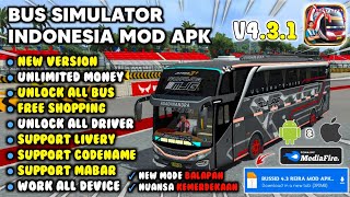 BUSSID Bus Simulator Indonesia Mod Apk Versi 431 Terbaru 2024  Unlimited Money amp Free Shopping [upl. by Zere21]