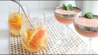 Lemon Tart with Girl Scout Cookies Citrus Sangria and Vans Froze Mimosa Recipe [upl. by Vaclav638]