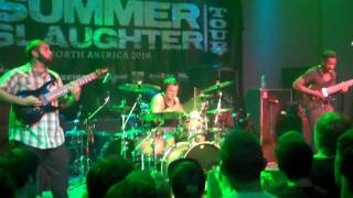 Animals As Leaders  Tempting Time  Summer Slaughter 2010  Ft Worth TX [upl. by Lleral]