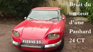 Bruit moteur panhard 24 CT [upl. by Ahsilif]