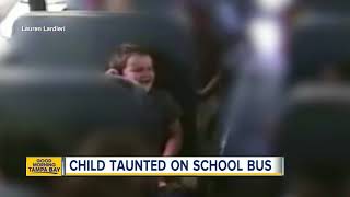 Kids bully 5yearold with special needs on bus [upl. by Aelem]