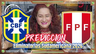 Brasil Vs Perú eliminatorias Sudamericana FIFA mundial 2026 pronosticos predicciones [upl. by Attej]