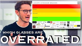 The Luxury Glasses TIER LIST 50 of the Worlds BEST Frame Brands [upl. by Dorcia787]