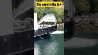 Ship opening the Bow ship seamans seamanship sailor marine [upl. by Gerda]