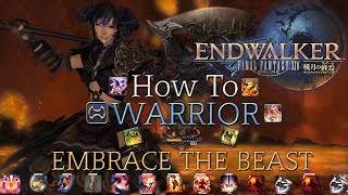 FFXIV Endwalker Level 90 Warrior Guide Opener Rotation Stat Priority amp Playstyle etc Outdated [upl. by Wills]