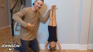 At HOME GYMNASTICS Workout for Kids 🤸🏻 [upl. by Yessej]