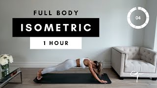 1 Hour ISOMETRIC FULL BODY WORKOUT at Home  Day Four of Five [upl. by Ivan]