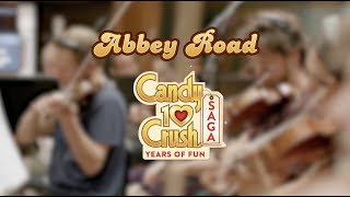 Candy Crush Records New Music at Abbey Road Studios  10YearsOfFun [upl. by Dolly782]