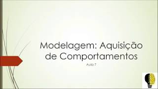 Modelagem  Aula 7 [upl. by Poulter464]