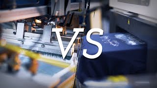 Screen Printing vs Digital Printing  Everything You Need To Know [upl. by Nerrawed]