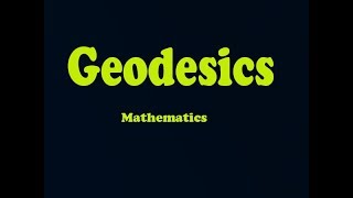 How to prove Geodesics on a plane are straight lines theorem [upl. by Gillead]