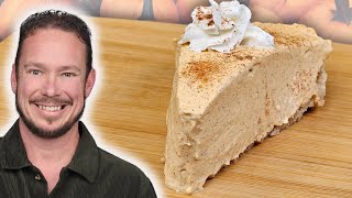 10 Minute Keto No Bake Pumpkin Cheesecake Easy Low Carb Dessert Recipe [upl. by Neddy]