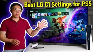 LG C1 Best Settings for PS5 Gaming  SDR HDR HGiG amp Game Optimiser Settings [upl. by Caia]