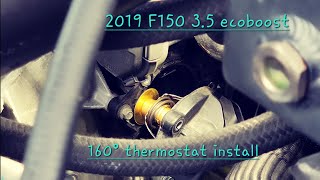 12 F150 35 Ecoboost Water Pump Replacement The easier way [upl. by Nobell]