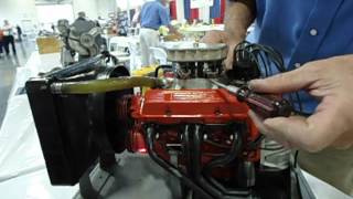 Miniature V8 model engine worlds smallest most detailed Chevy 350 [upl. by Ramsay823]