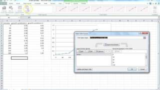 How to do a scatter plot growth curve in Excel [upl. by Luciana108]