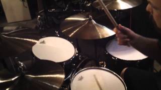 Yamaha Live Custom Oak Drums  Paiste Giant Beat Cymbals  Pearl Sensitone Elite Brass Snare Drum [upl. by Gillett]