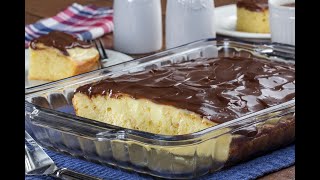 Boston Cream Pie Poke Cake [upl. by Ingeborg861]