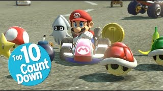 Top 10 Mario Kart Power Ups [upl. by Wj780]