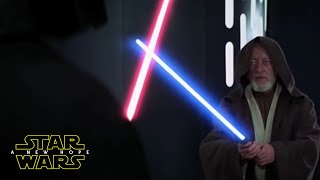 ObiWan Vs Darth Vader A New Hope Full Fight [upl. by Hutson310]